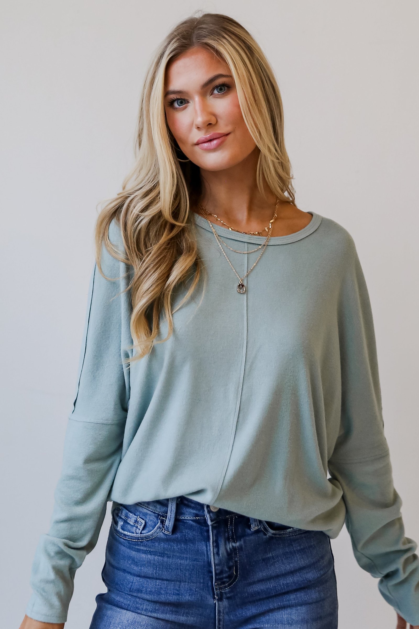 Lindsay Brushed Knit Top - DOORBUSTER