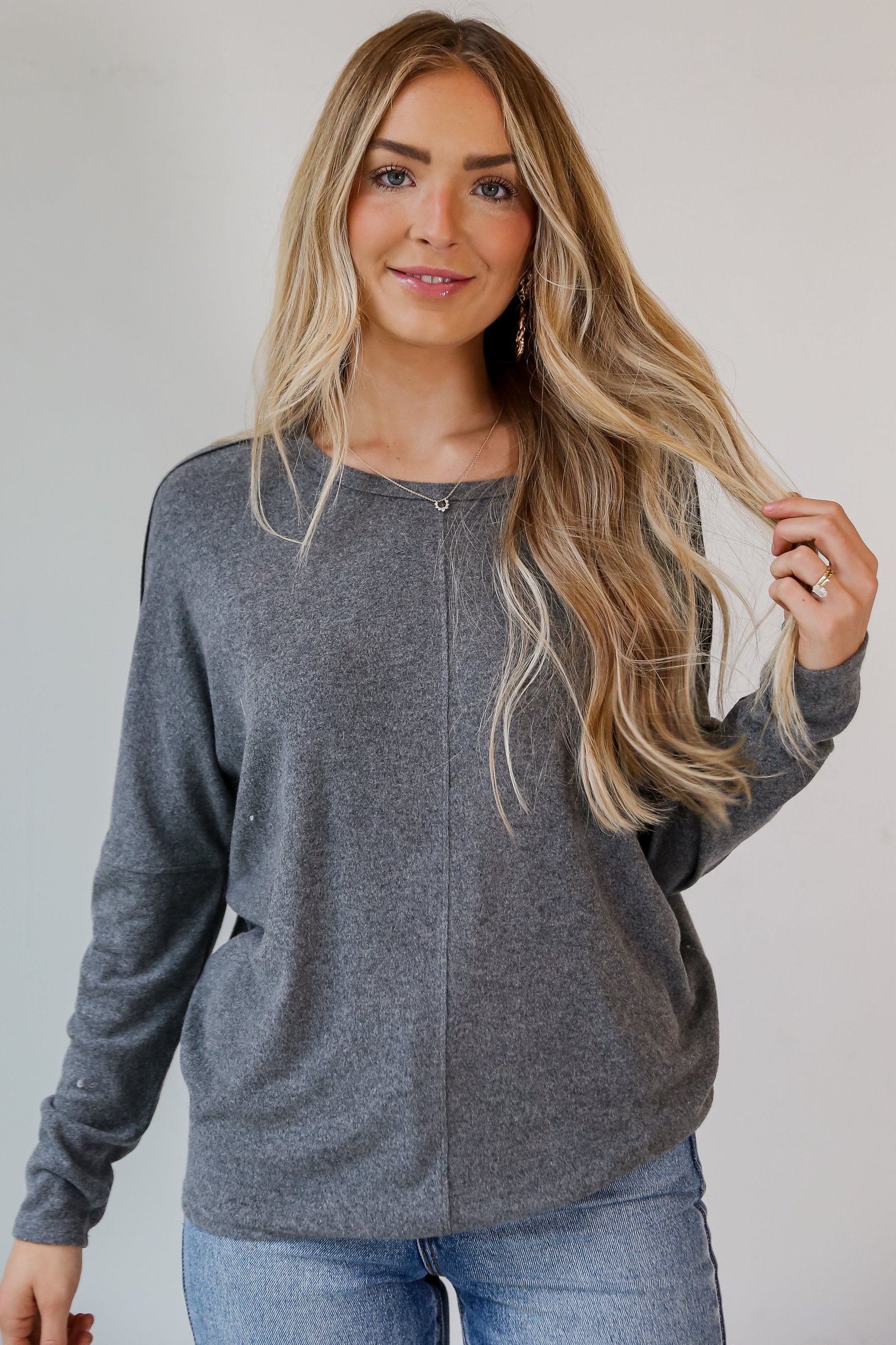 Lindsay Brushed Knit Top - DOORBUSTER