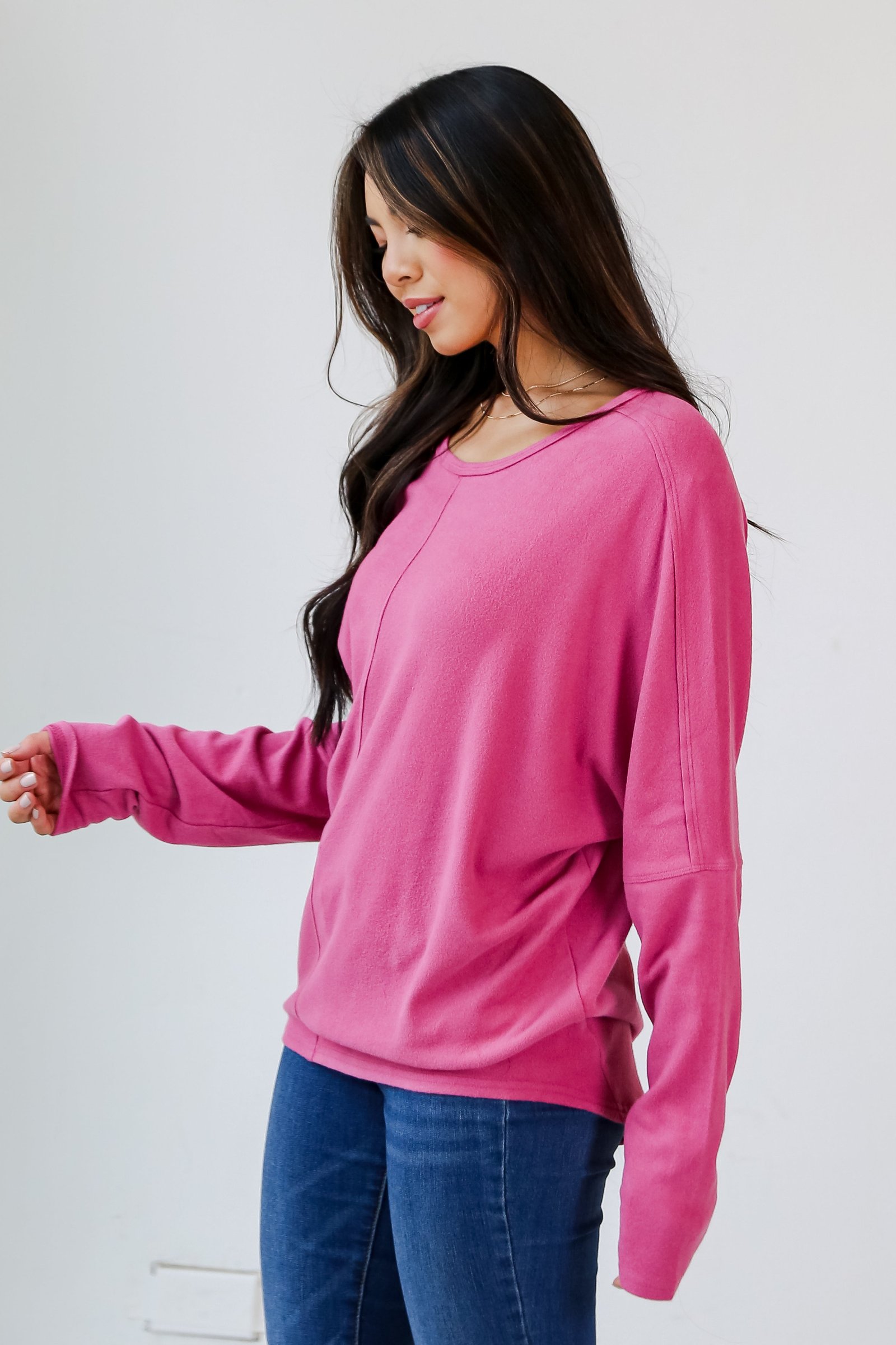 Lindsay Brushed Knit Top - DOORBUSTER