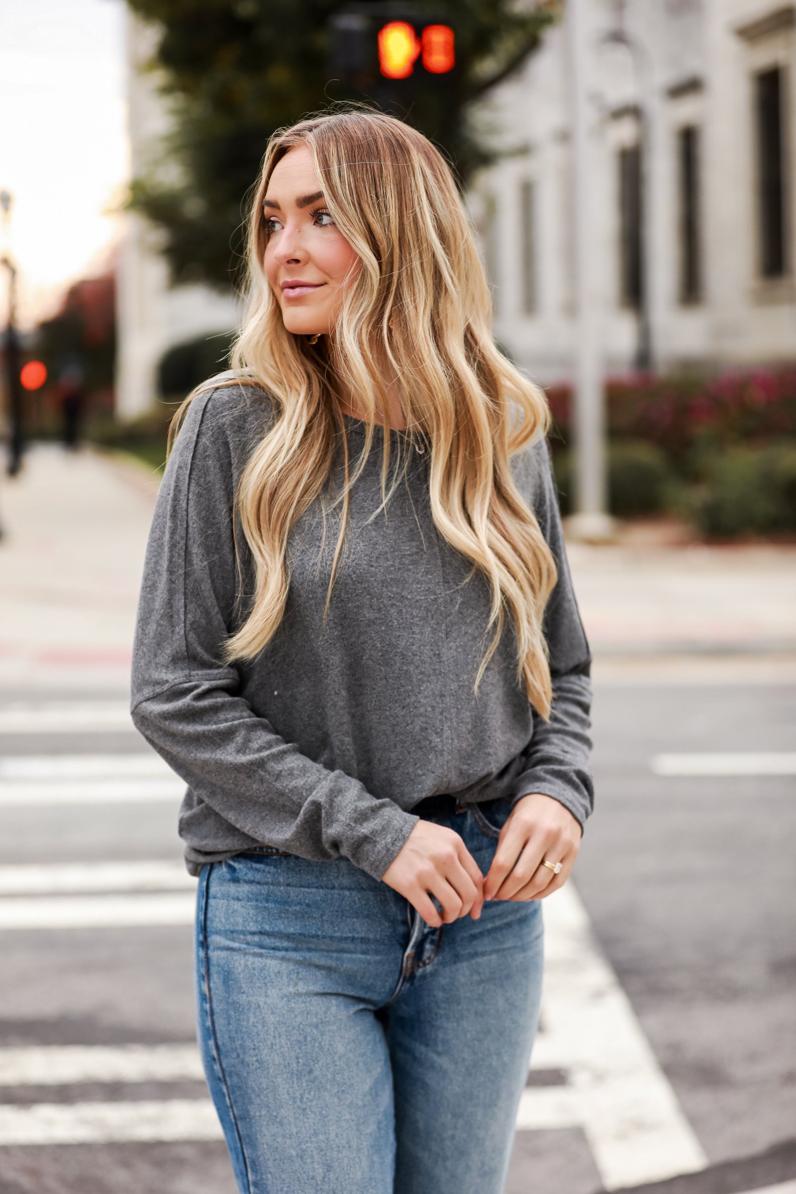 Lindsay Brushed Knit Top - DOORBUSTER